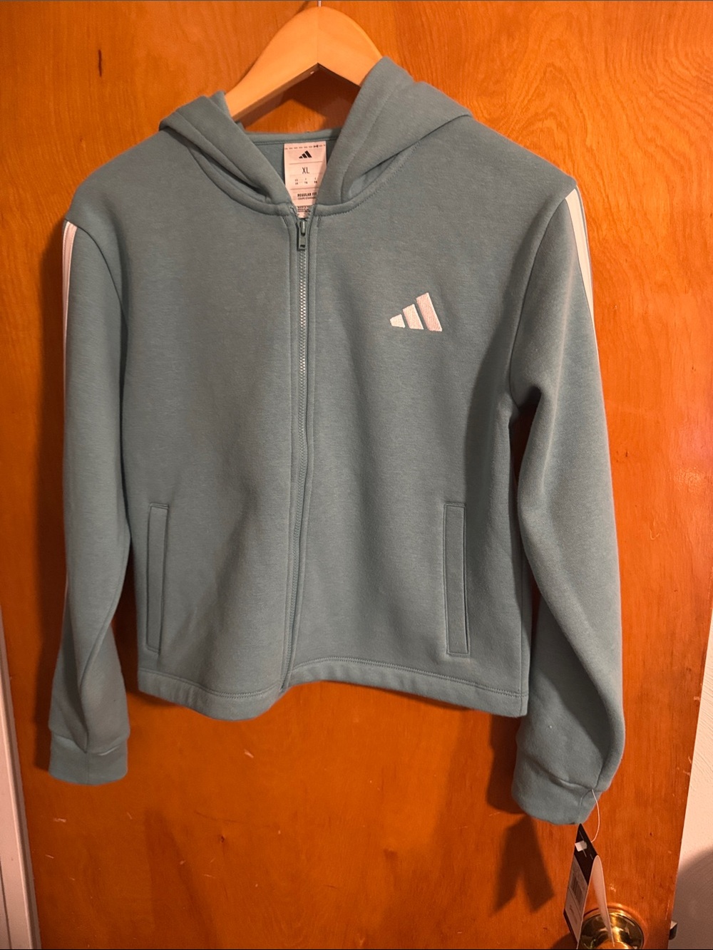 Adidas Hoodie Girls XL 16 Zip